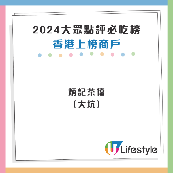 香港39間餐廳上榜大眾點評必吃榜！境外地區香港排名第一／28間新上榜餐廳（即睇名單）