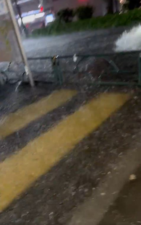 多圖！日本關西暴雨成災多處成水舞間！京都街道現坑渠噴泉 