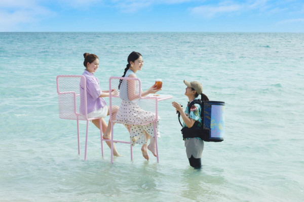 沖繩星野集團RISONARE小濱島｜限定海上夢幻啤酒餐廳！ 