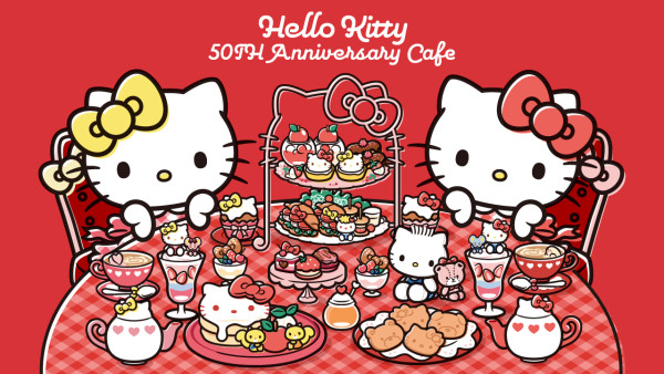 Hello Kitty 50周年慶祝活動 東京限時沉浸式展覽/主題Cafe/快閃店 
