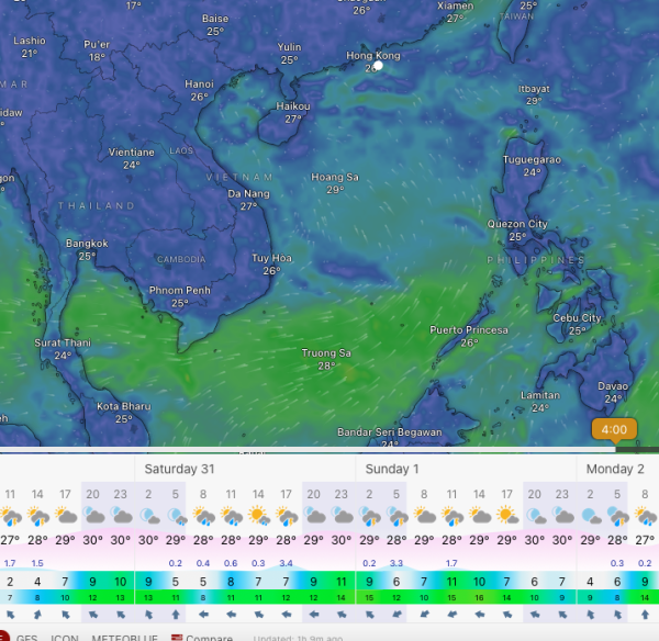 颱風摩羯｜天文台料摩羯周五最接近香港！各國版本預測出爐 路徑仍有變數 