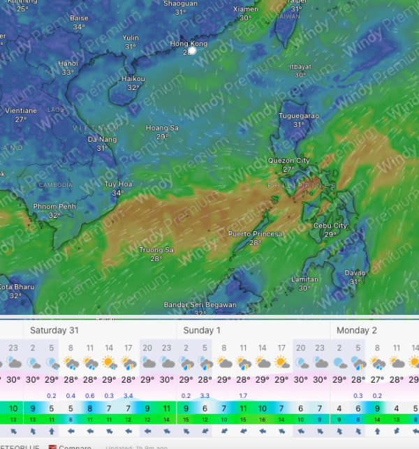 颱風摩羯｜天文台料摩羯周五最接近香港！各國版本預測出爐 路徑仍有變數 