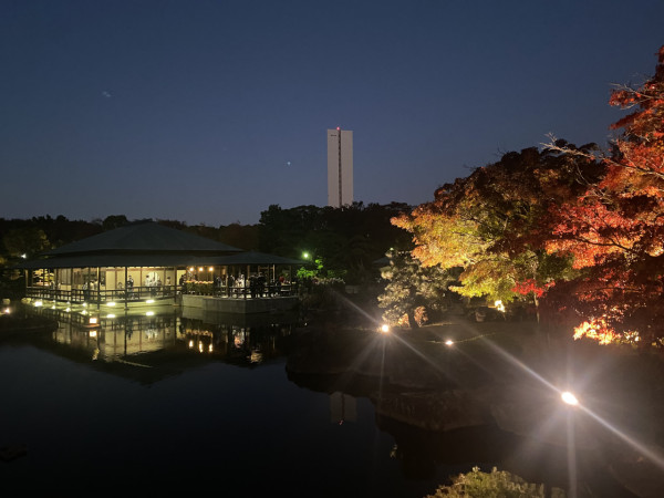 大阪紅葉｜相片來源：X@大仙公園日本庭園