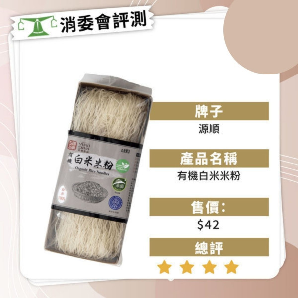消委會測試30款米製麵食 逾八成半含金屬污染物【附12款安全之選】