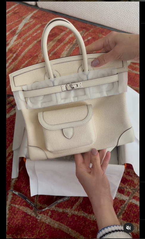 單是Kelly、Birkin手袋，顧紀筠已經有不同款式及材質的版本。