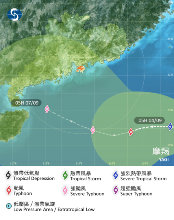 魔羯料升格變強颱風 周五逼近香港 天文台預測下半年3-5個熱帶氣旋