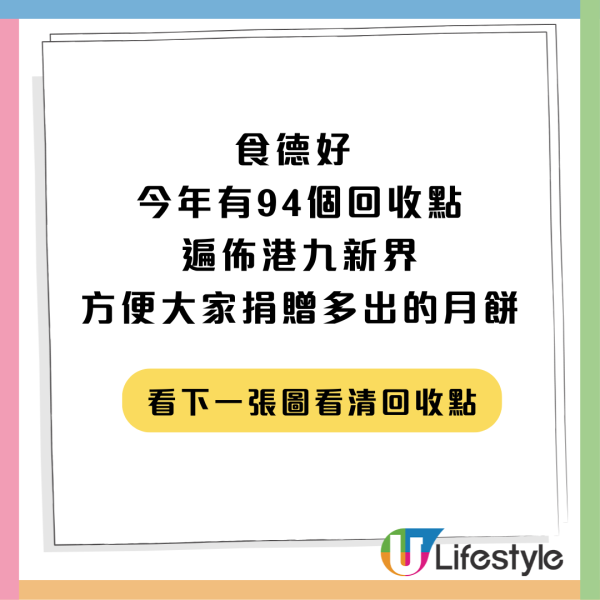 月餅盒指定回收點可獲$80優惠券！港九新界都有 東海堂／美心MX／奇華