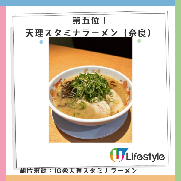 十大日本關西拉麵｜相片來源：IG@ラー麺ずんどう屋、Facebook@近江ちゃんぽん亭、京都本家第一旭官網、人類みな麺類官網、IG@天理スタミナラーメン、Facebook@ramen.kairikiya