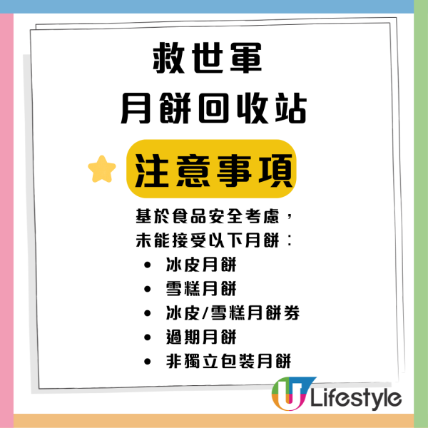 月餅盒指定回收點可獲$80優惠券！港九新界都有 東海堂／美心MX／奇華