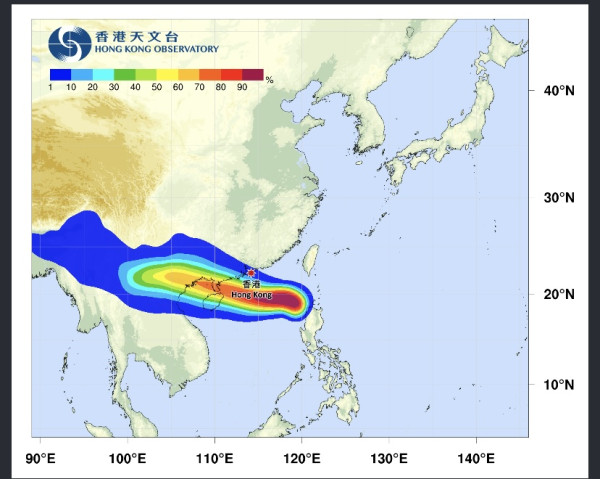 摩羯颱風來襲！天文台：下午12時40分改發3號風球 摩羯逐漸遠離本港