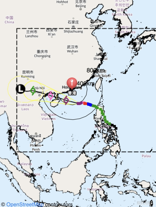 摩羯颱風來襲！天文台：下午12時40分改發3號風球 摩羯逐漸遠離本港