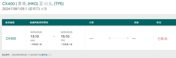 颱風摩羯｜4大航空公司航班最新安排！國泰豁免機票更改費用！（持續更新）