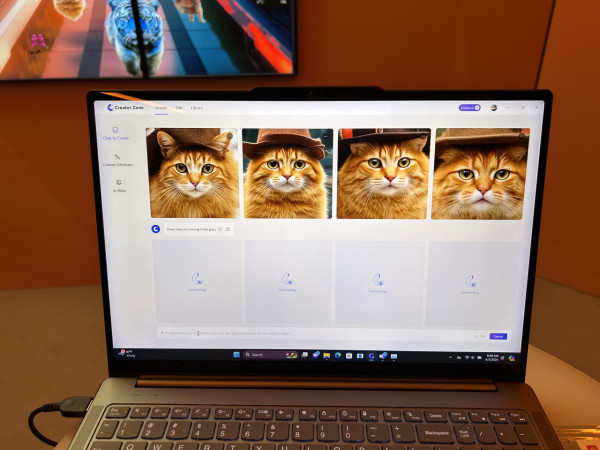 【IFA 直擊】Lenovo 創意 AI PC 體驗 跳舞表演、離線 Gen 圖、智能執相、一拍傳輸