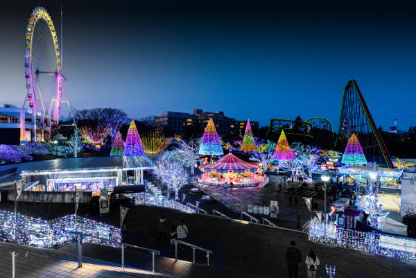東京讀賣樂園「冬日寶石燈飾show」開催！60周年限定「鑽石色」主題LED燈海 