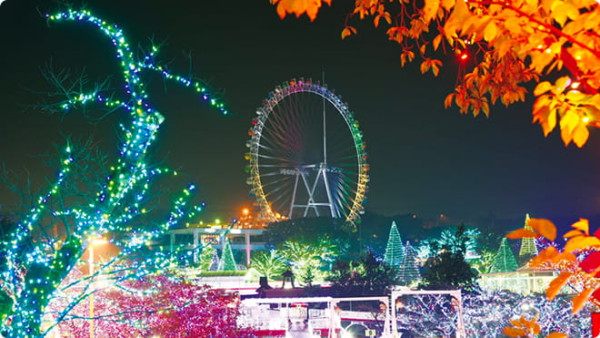 東京讀賣樂園「冬日寶石燈飾show」開催！60周年限定「鑽石色」主題LED燈海 