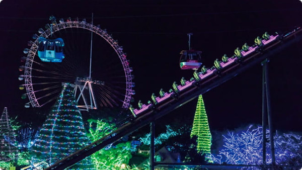 東京讀賣樂園「冬日寶石燈飾show」開催！60周年限定「鑽石色」主題LED燈海 