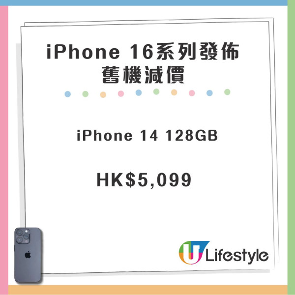 iPhone 16登場 iPhone15/14舊機大劈價！多款舊型號現貨優惠價開賣！