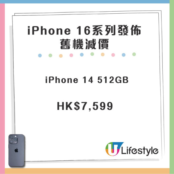 iPhone 16登場 iPhone15/14舊機大劈價！多款舊型號現貨優惠價開賣！