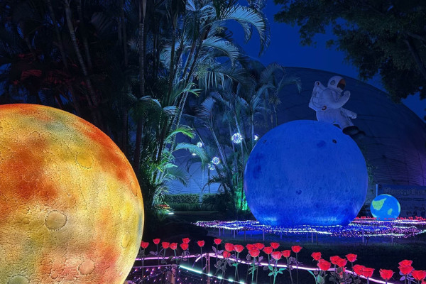 觀瀾湖藝術燈光節（圖片︰missionhillschina.com）