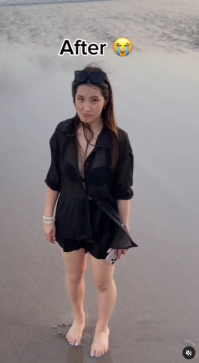 TVB小花比堅尼上陣沙灘騎馬奔馳 被指「腰長腳短」高EQ回應