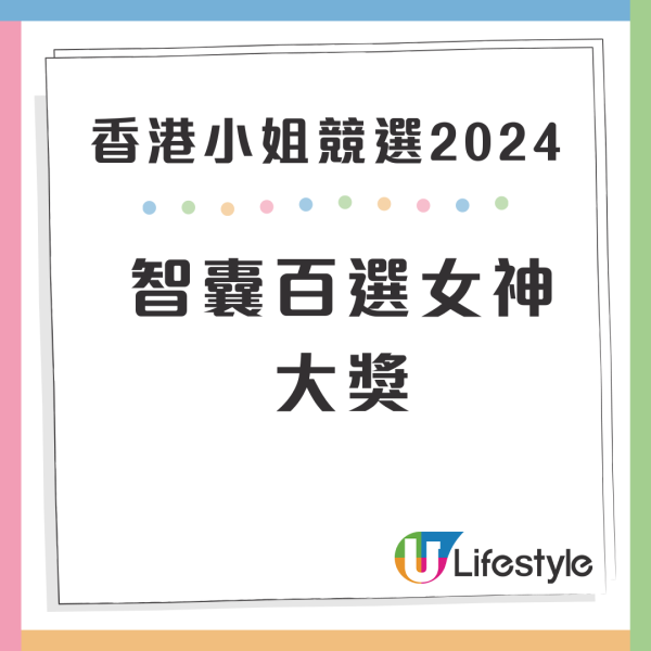 香港小姐2024｜港姐三甲得獎名單出爐！冠軍倪樂琳、亞軍梁嘉莹、季軍楊梓瑤