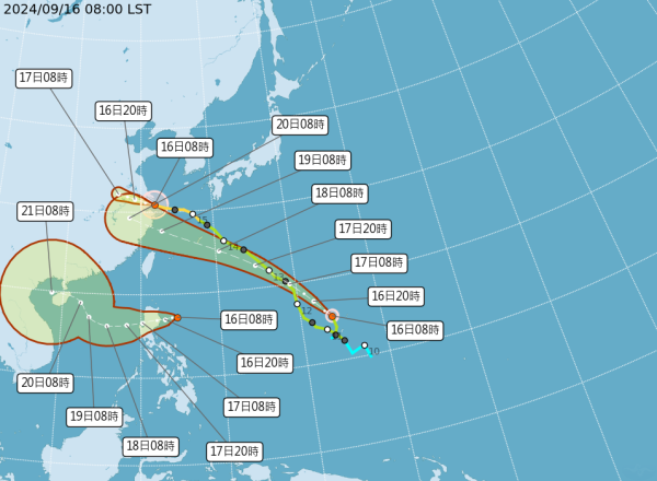國慶前打風?14號颱風普拉桑預料月尾登陸!即睇颱風路徑