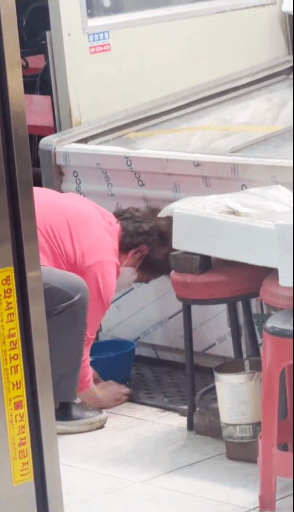 韓國著名夜市魚檔回收冰粒 噁心重用 處理手法令人憤怒！ 