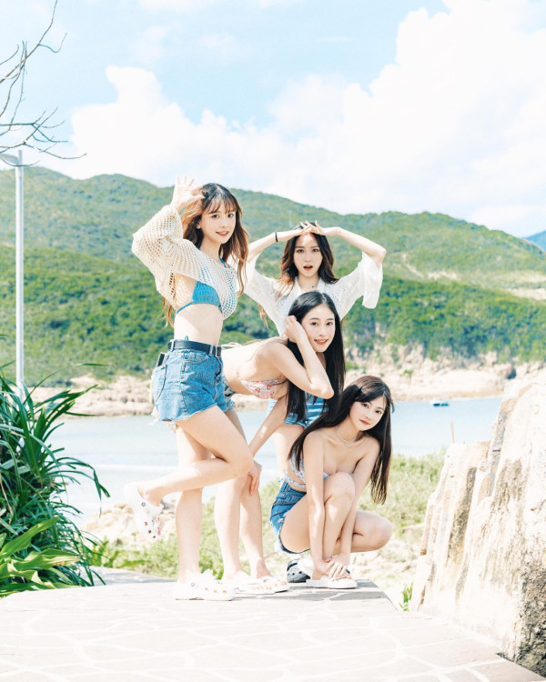 應屆港姐冠軍倪樂琳現身廣州獲讚親民 俯身為粉絲簽名 意外曬深長事業線！ 