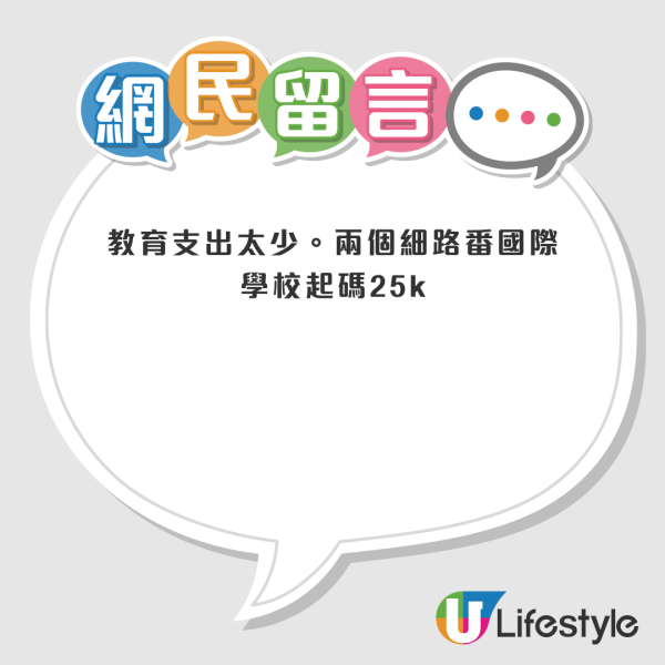 網民有同感，紛紛表示「有小朋友真係好難慳」。