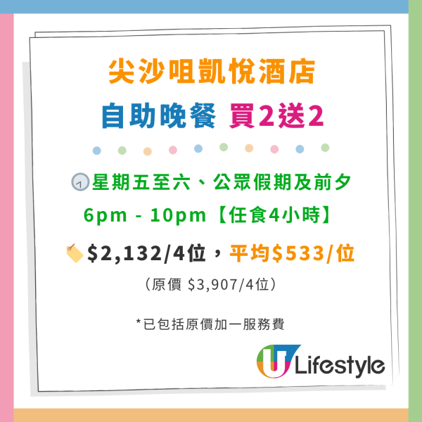 新年自助餐2025｜全港20+酒店自助餐優惠低至$190！買一送一早鳥優惠／任食生蠔龍蝦