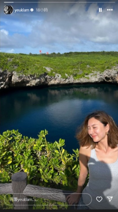 前TVB女星沖繩曬開胸泳衣極誘人 大露背設計盡騷零贅肉身材！ 