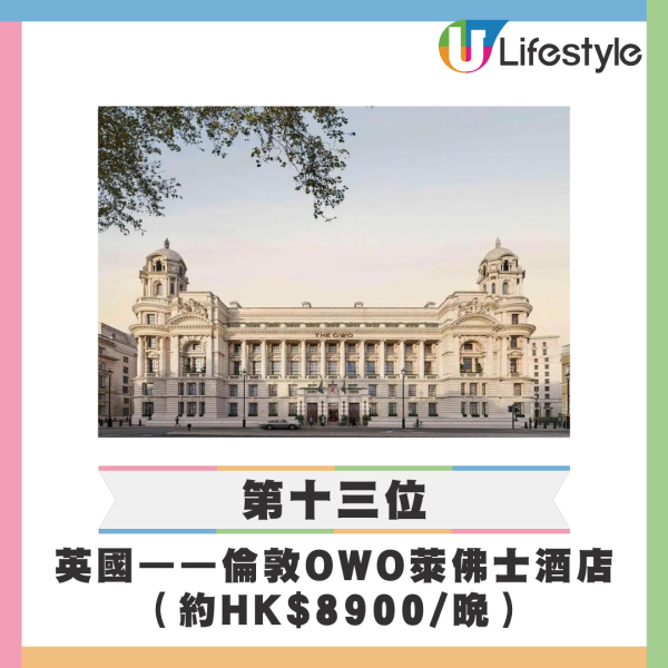 全球最佳酒店2024揭曉 香港2間躋身前10/第一位於港人最愛旅遊地 