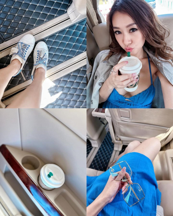 黃心妙出門唔記得帶證件原車折返 曬性感照兼送誘人肉嘴耍冧 