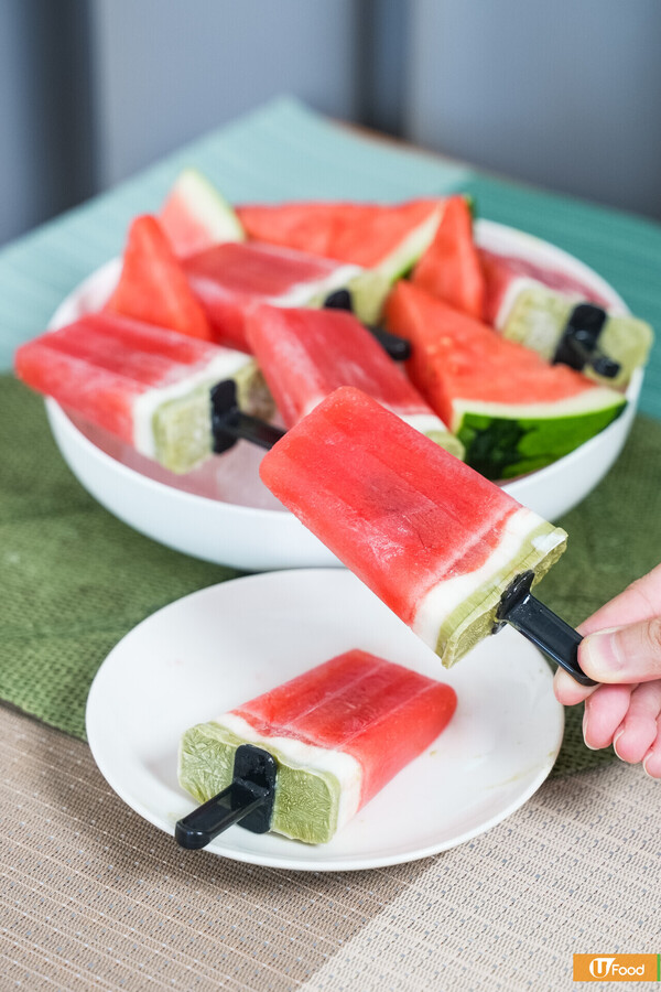 西瓜乳酪雪條食譜│夏天消暑名物！簡易3步／清新香甜