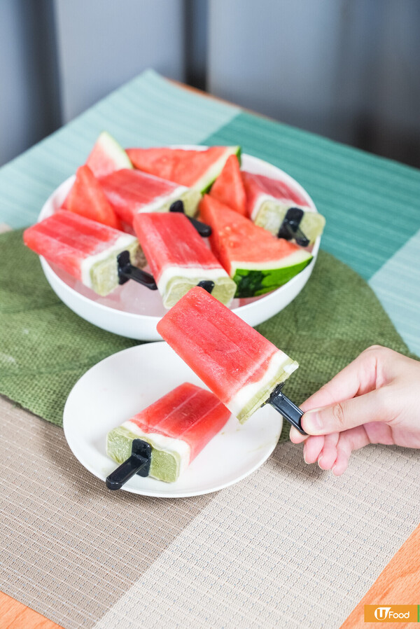 西瓜乳酪雪條食譜│夏天消暑名物！簡易3步／清新香甜