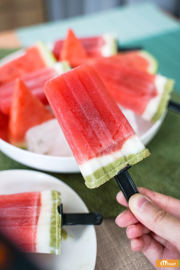 西瓜乳酪雪條食譜│夏天消暑名物！簡易3步／清新香甜