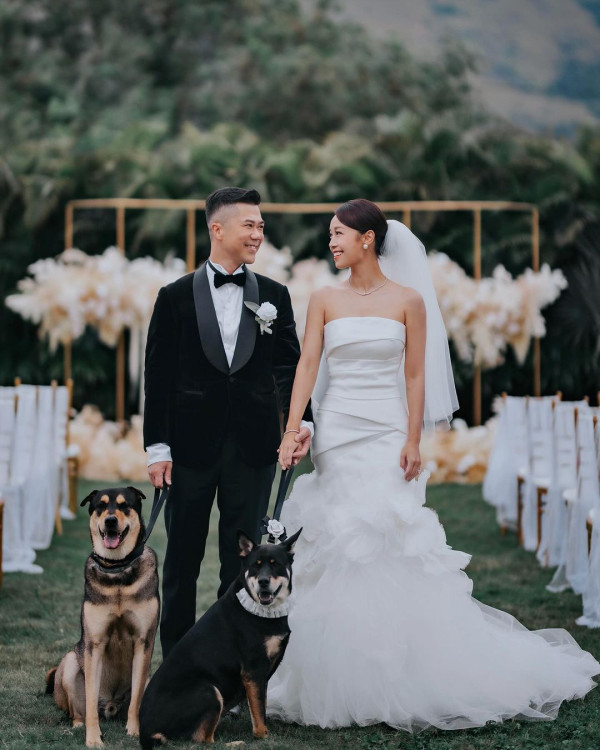 黃心穎與老公泥鯭婚後生活幸福美滿