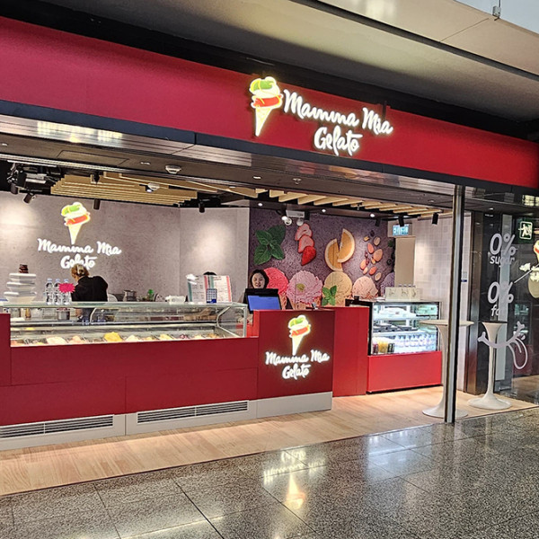 香港機場非禁區餐廳 Mamma Mia Gelato（圖片來源︰香港國際機場官網）https://www.hongkongairport.com/tc/shop-dine/dining/mamma-mia