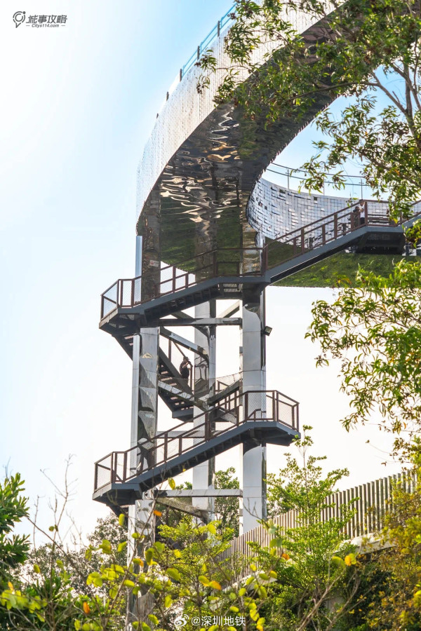 龍崗大嶺鼓公園(圖片來源:微博@深圳地鐵) 龍崗大嶺鼓公園(圖片來源:微博@深圳地鐵)