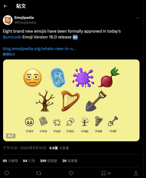 8個新表情符號Emoji今年登場！「眼袋疲倦臉」成最受期待稱號 164個新Emoji待批核