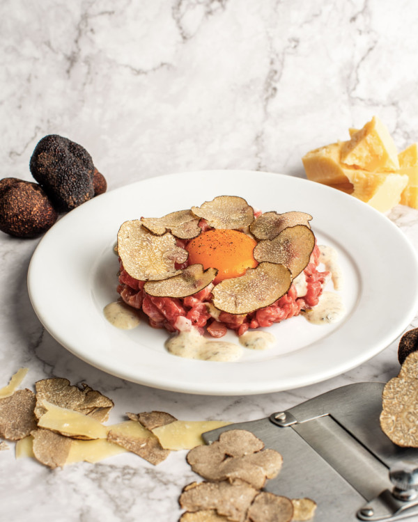 Pici手工意粉店全新限定松露Menu　鮮刨松露牛小排細扁麵／黑松露牛肉他他／黑白大廚栗子Tiramisu