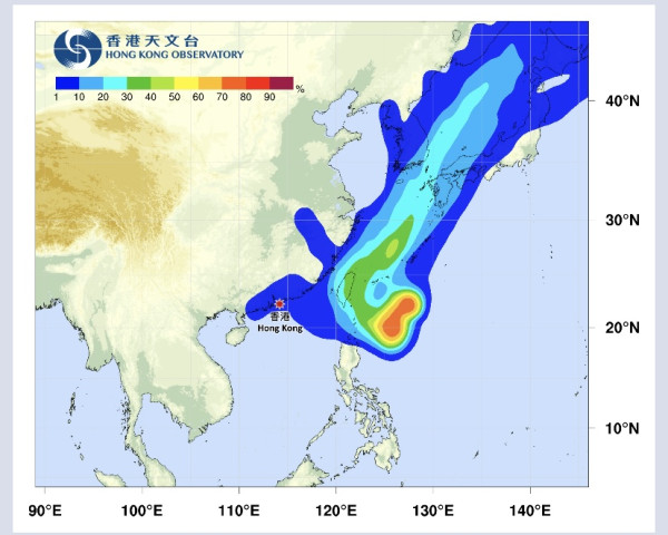 國慶天氣｜北風漸增強 下周最低22度天氣稍涼及乾燥