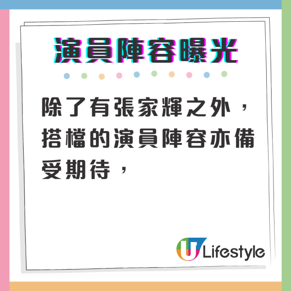 金像影帝張家輝時隔20年出山再拍劇 拍檔TVB視后新劇演員陣容曝光