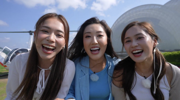 吃貨橫掃港深珠｜彭慧中/梁凱晴/廖慧儀玩轉大灣區！體驗399人仔直昇機遊 無邊際泳池水著派福利 