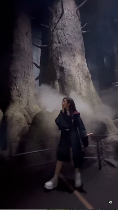 TVB「A0女神」激罕甫泳裝照 酒店泳池游夜水大騷美背 網友：索到暈！ 