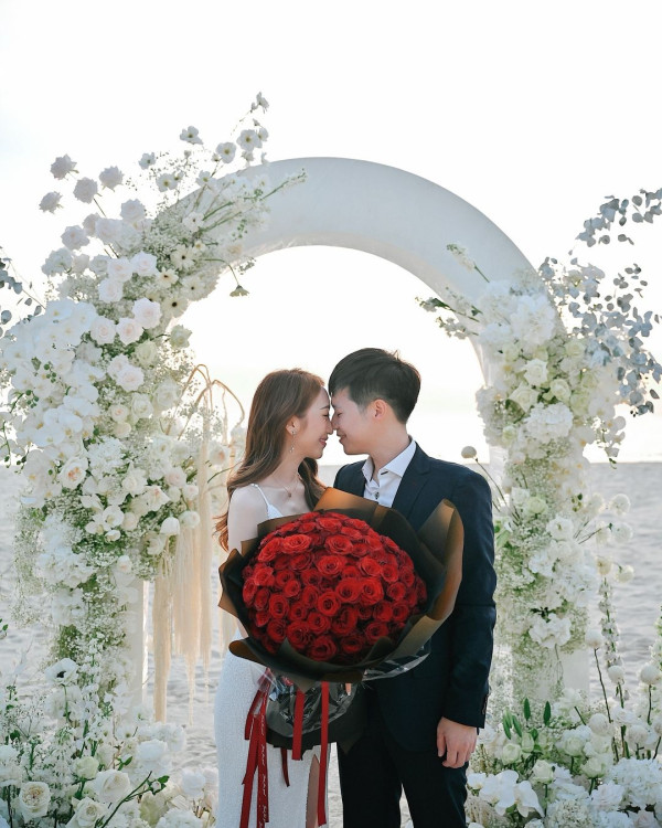 甜蜜發文感謝未婚夫