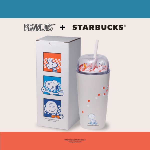 Starbucks聯乘《花生漫畫 PEANUTS》！黑芝麻系列飲品+限定萬聖節商品