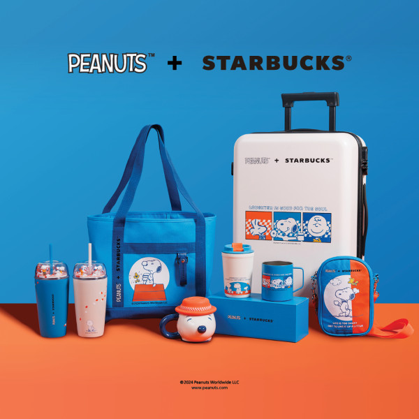 Starbucks聯乘《花生漫畫 PEANUTS》！黑芝麻系列飲品+限定萬聖節商品