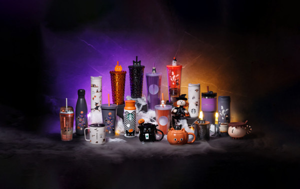 Starbucks萬聖節杯具登場！黑芝麻星冰樂／南瓜輕食Halloween必試