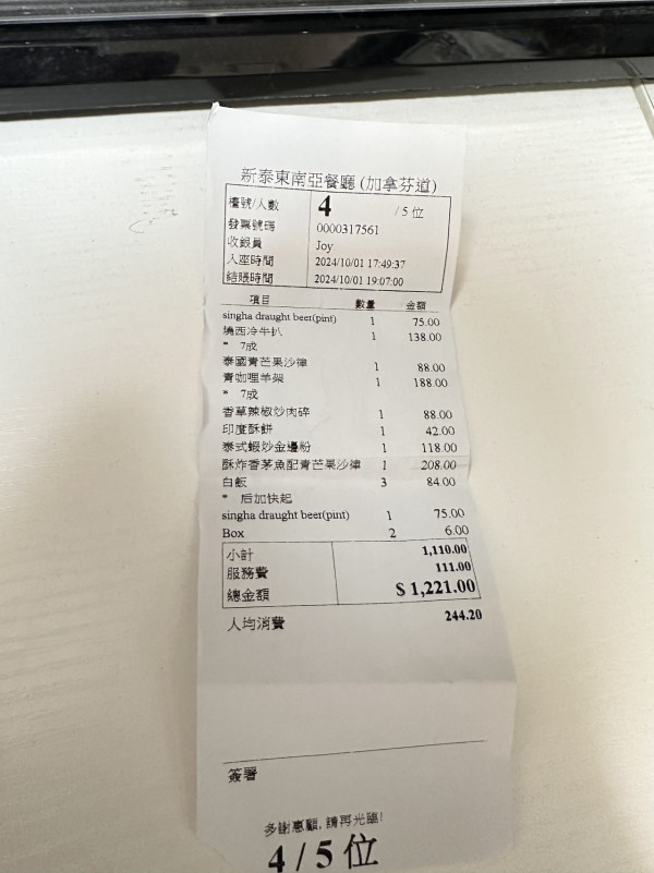 網民呻尖沙咀餐廳白飯$28/碗 感覺被坑了（圖片來源：小紅書@演伱伱伱）